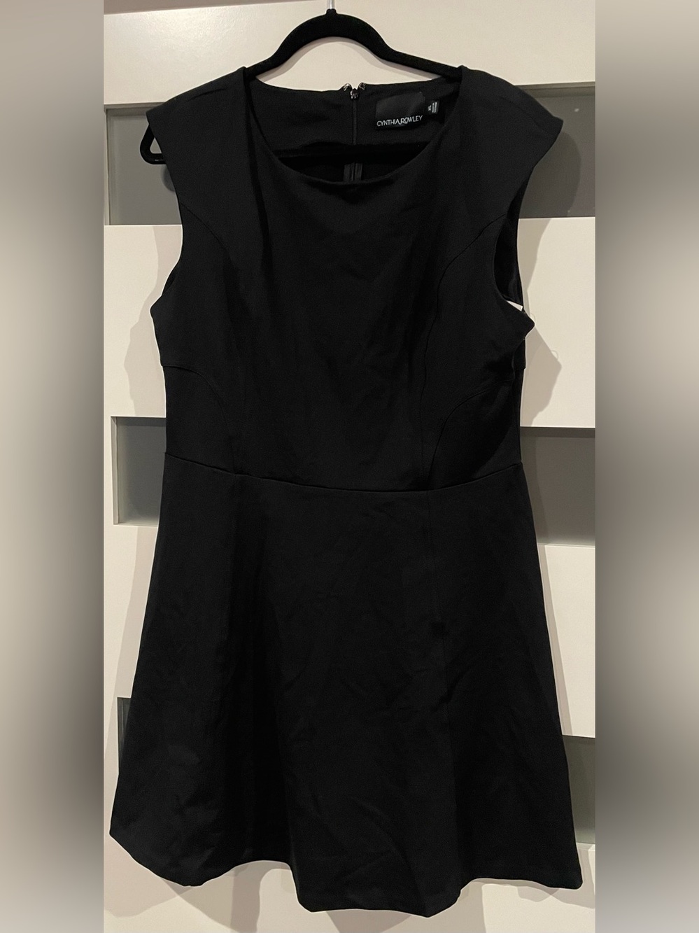 Cynthia Rowley Black Sleeveless Mini Dress